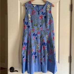 Talbots RSVP Women’s Floral Sleeveless Dress